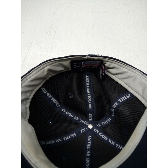 2004 Rock Point United States American Flag, Embroidered, 2004, Black Sm/M Fitte - Picture 3 of 3